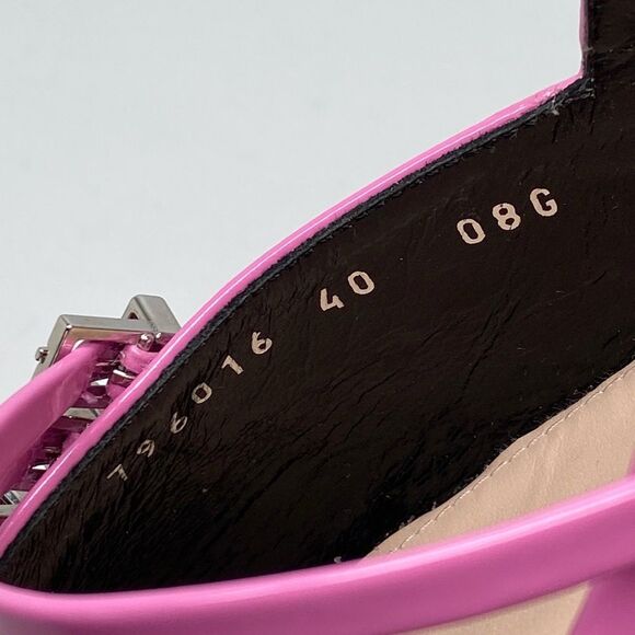 Gucci Seraphine 75MM Leather Slingback Pumps size 40 - Picture 8 of 16